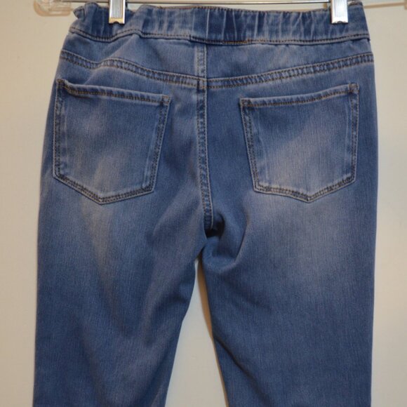 So Blue Jeans Stretch Elastic Belt No Fastener Cotton-Poly-Spand Girls Pants 12 - Picture 7 of 9